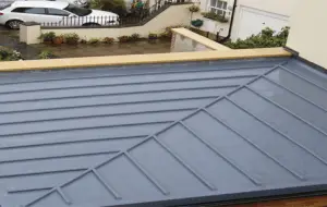 GRP pitched roof