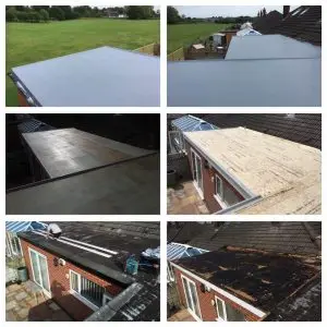 GRP Fibre Glass Flat Roof