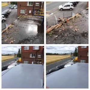 GRP Fibre Glass Flat Factory Roof