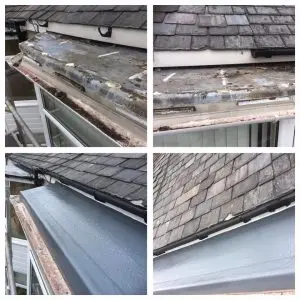 GRP Fibre Glass Flat Bedroom Bay Roof