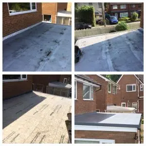 GRP Fibre Glass Flat Roof